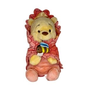 Disney Parks Babies Winnie The Pooh With Bee Cuddle Blanket Plush Stuffed Animal